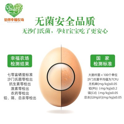 可生食无菌鲜鸡蛋黄心新鲜富硒可溏心日本寿喜锅日料10枚图3