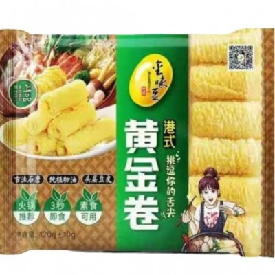 定制款响铃卷油炸腐竹火锅螺丝粉食材专用32盒整箱厂家直销图5