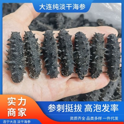 工厂货源 纯淡干海参干货批发大连特产礼盒干制辽参水产大连海参图1