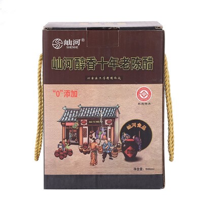 十年酿食醋礼盒装 老陈醋0添加纯粮酿造 安徽特产老陈醋厂家批发图4