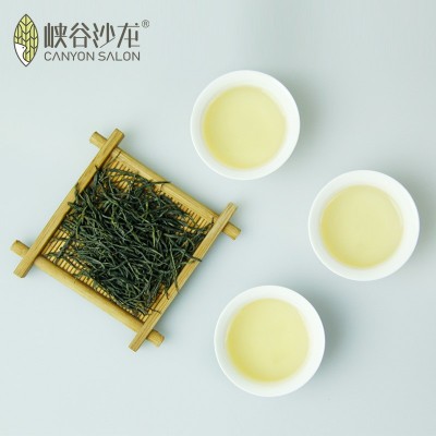 峡谷沙龙 新茶上市 雨前恩施玉露批发 富硒蒸青绿茶250g罐装图2
