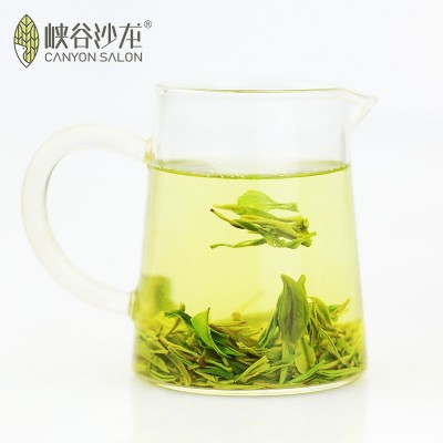 峡谷沙龙 新茶上市 雨前恩施玉露批发 富硒蒸青绿茶250g罐装图3