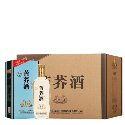 整箱6瓶苦荞酒柔和黑荞52度500毫升送礼袋图2