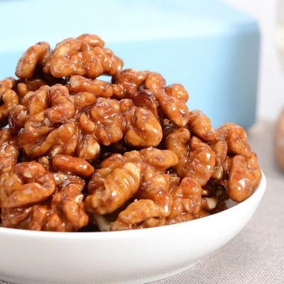 琥珀核桃仁蜂蜜核桃仁去皮核桃仁坚果干果零食休闲食品批发图3
