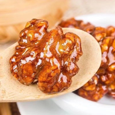 琥珀核桃仁蜂蜜核桃仁去皮核桃仁坚果干果零食休闲食品批发图4