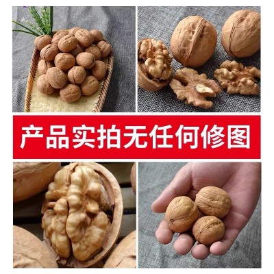 新疆185纸皮核桃阿克苏特产纸皮薄壳手捏核桃琥珀核桃仁坚果零食图2