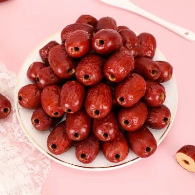批发新疆无核红枣简装去核若羌灰枣适用煮粥煲汤包粽子零食空心枣图4