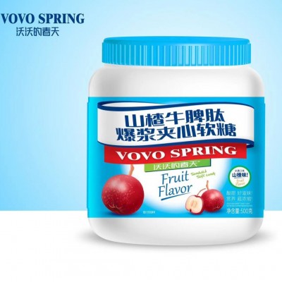 乳酸菌爆浆夹心软糖加工纯果汁果胶办公休闲小零食夹心糖果批发图4