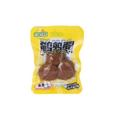 湘润谊无壳卤鹌鹑蛋五香味香辣味无皮去壳卤蛋真空包装休闲零食图5