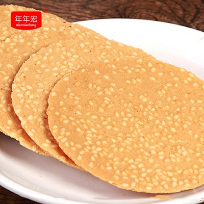 1000克香脆芝麻片早餐居家旅行传统糕点休闲零食图3