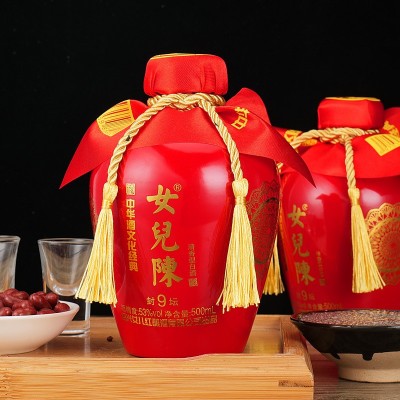 女儿红 女儿陈酒53度整箱6瓶装纯粮古法酿造送礼婚宴礼盒装批发图3