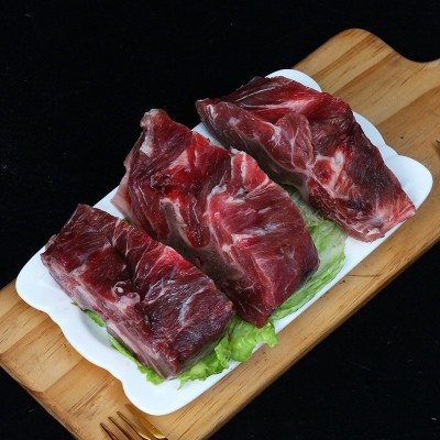 牛脖骨多肉牛脊骨生鲜冷冻带肉牛脖骨火锅食材牛排骨现货可批图2