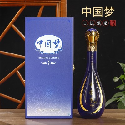 古井镇52度中国梦酒（浓香型白酒）纯粮白酒固态法白酒