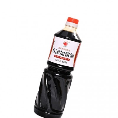 包邮特级酿造黄豆酱油零0添加凉拌炒菜生抽酱油1L小瓶便携装调料图5
