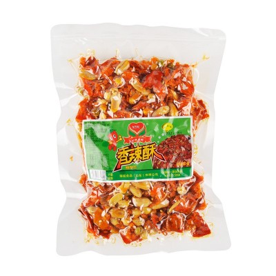 香辣酥下酒菜干辣椒花生休闲零食小吃辣椒酥开袋即食厂家批发包邮图5