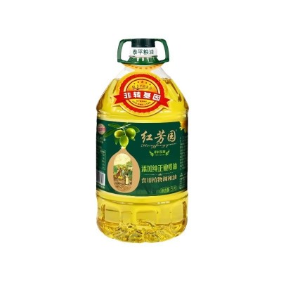 红芳园橄榄香调和油 酒店餐饮适用橄榄调和油 5升橄榄植物调和油图5