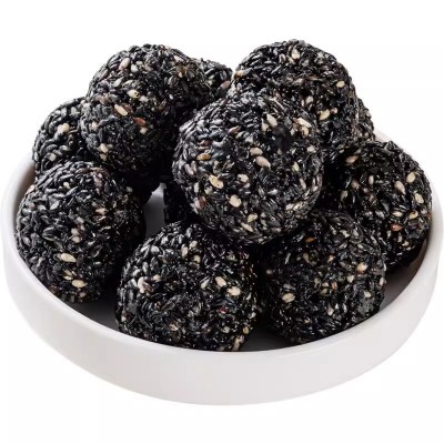 芝麻丸蜂蜜九蒸九嗮黑芝麻丸独立包代发500g 手工代餐黑芝麻丸图5