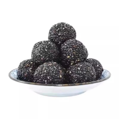 芝麻丸蜂蜜九蒸九嗮黑芝麻丸独立包代发500g 手工代餐黑芝麻丸图4