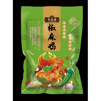 厂家直供德州弘圣斋椒麻鸡麻辣鲜香开袋即食一件代发图5