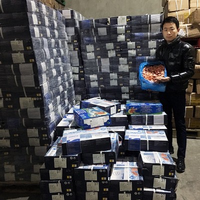 现货批发 即食北极虾带籽腹籽海鲜水产冻虾北极甜虾图4
