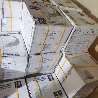 现货批发 水冻虾30-40冷冻大虾冻虾商用整箱批发基地图4