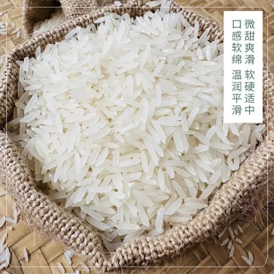 广西大米湖广粮香新米香米长粒米粘米高端会所真空装5斤一袋批发图2