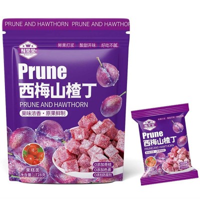 酥果果-酸奶山楂丁西梅山楂丁零食果脯山楂果丁果糕独立包装728克图3