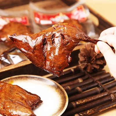 【5包只要6.18起】味来食界大鸭腿卤味零食品熟食批发130g图4