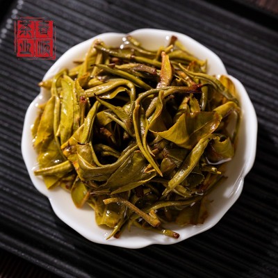云南普洱茶新品班盆生普洱西双版纳产地直发大叶种散茶定制图4