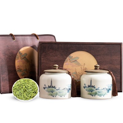 龙井茶新茶明前龙井绿茶金骏眉正山小种红茶茶叶礼盒装礼品图5