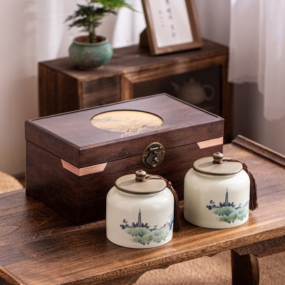 龙井茶新茶明前龙井绿茶金骏眉正山小种红茶茶叶礼盒装礼品图3