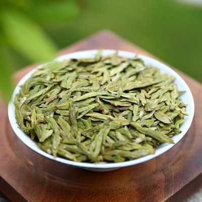 龙井茶新茶豆香型明前特级龙井绿茶茶叶散装批发春茶500g图2