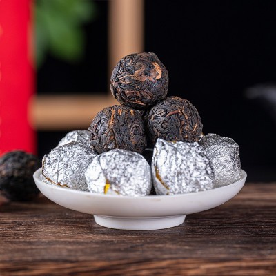 云南特产普洱茶罐装龙珠红茶居家外出携带小龙珠红茶代发厂家批发图2
