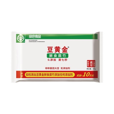 豆黄金鲜腐竹厂家批发豆制品腐竹结豆皮结107g*5袋图4