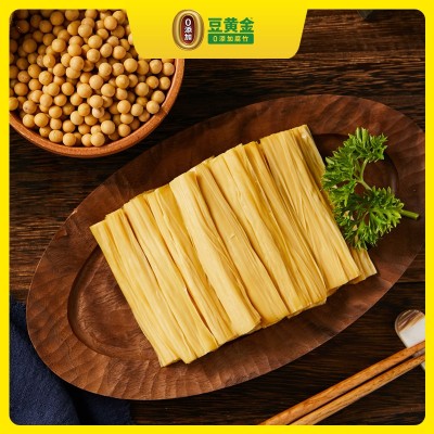 豆黄金鲜腐竹厂家批发豆制品腐竹结豆皮结107g*5袋图5