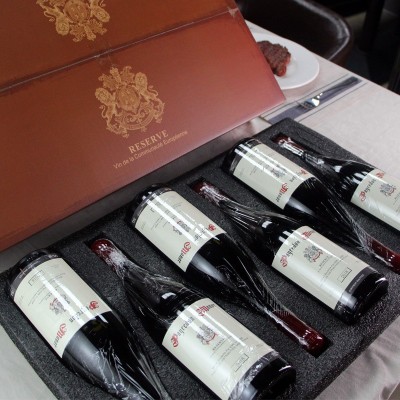 法国原瓶原装进口红酒 重型瓶蜡封高端干红葡萄酒6支整箱礼盒装图3