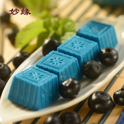 妙缘蓝色烘焙巧克力1kg紫色红色图3