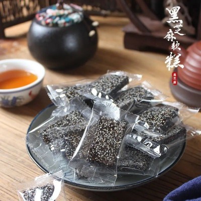 黑芝麻糕孕妇零食糕点独立包装甜味咸味儿童营养糕500克核桃糕图4
