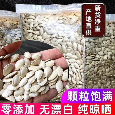 椒盐南瓜子500g年货内蒙古特产纸皮南瓜籽袋装煮瓜子咸香熟炒图2