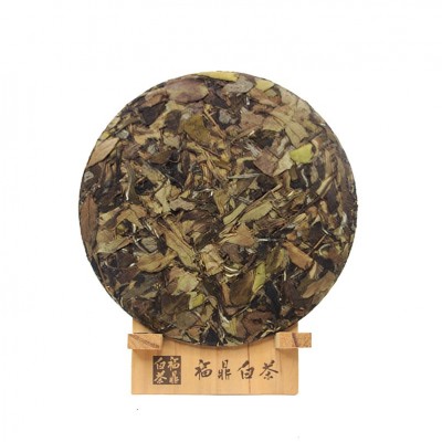 福鼎白茶老白茶春茶寿眉300g茶饼礼盒装管阳高山实力厂家批发图5