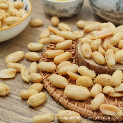 冠华椒盐花生米10斤装 即食小吃 下酒菜 休闲零食批发五香图4