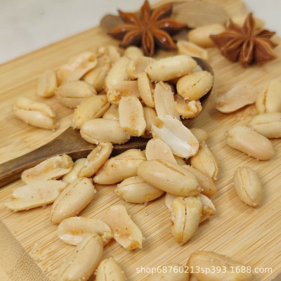 冠华椒盐花生米10斤装 即食小吃 下酒菜 休闲零食批发五香图3