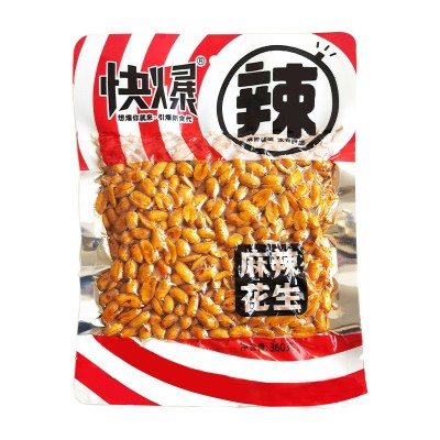 【厂家直销】特产快爆花生米零食下酒菜小吃超市批发360g袋装炒货图5