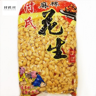 付氏麻辣花生油炸花生米 香酥花生 麻辣果仁 5斤饭店实惠装图3