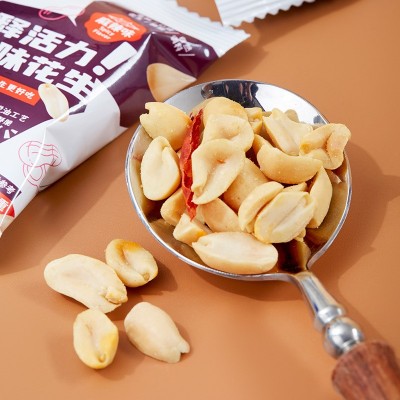 海良九味脱油花生米独立小包装下酒小吃休闲食品炒货零食散装批发图2
