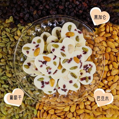 坚果炒酸奶片葡萄干巴旦木仁蔓越莓追剧休闲零食即食坚果网红小吃图2