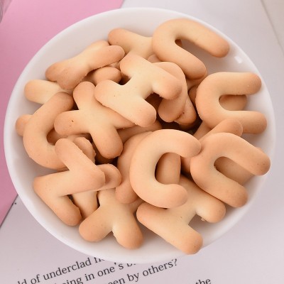 散装数字饼干儿童 字母数字动物骨头装饼干 早餐饼干零食小吃批发图2
