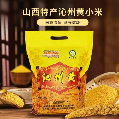 北方水城沁州黄小米2.5kg农家种植小米月子小米五谷杂粮批发 5斤图4