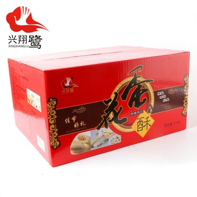兴翔鹭蛋花酥传统手工糕点独立包装蛋黄酥原味休闲零食整箱批发图5
