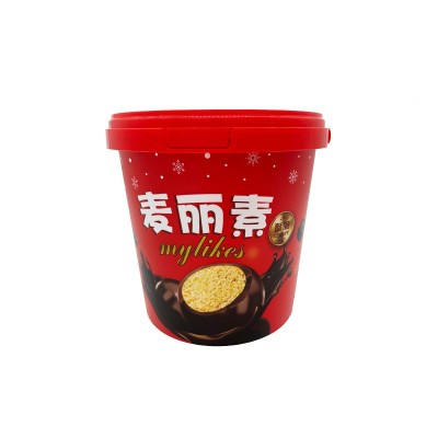 麦丽素巧克力桶装可可脂独立小包装休闲网红食品贴牌加工散称批发